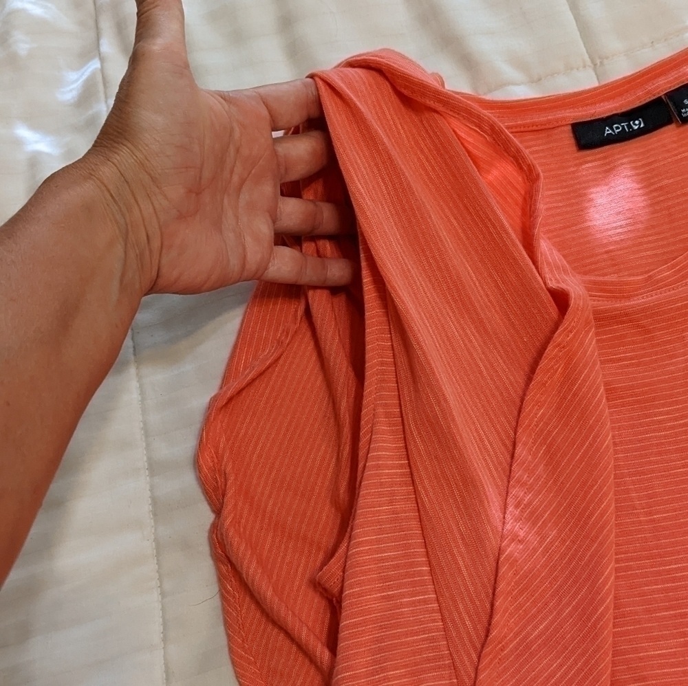 Apt. 9 Top With One Flutter Sleeve Size Small - image 5